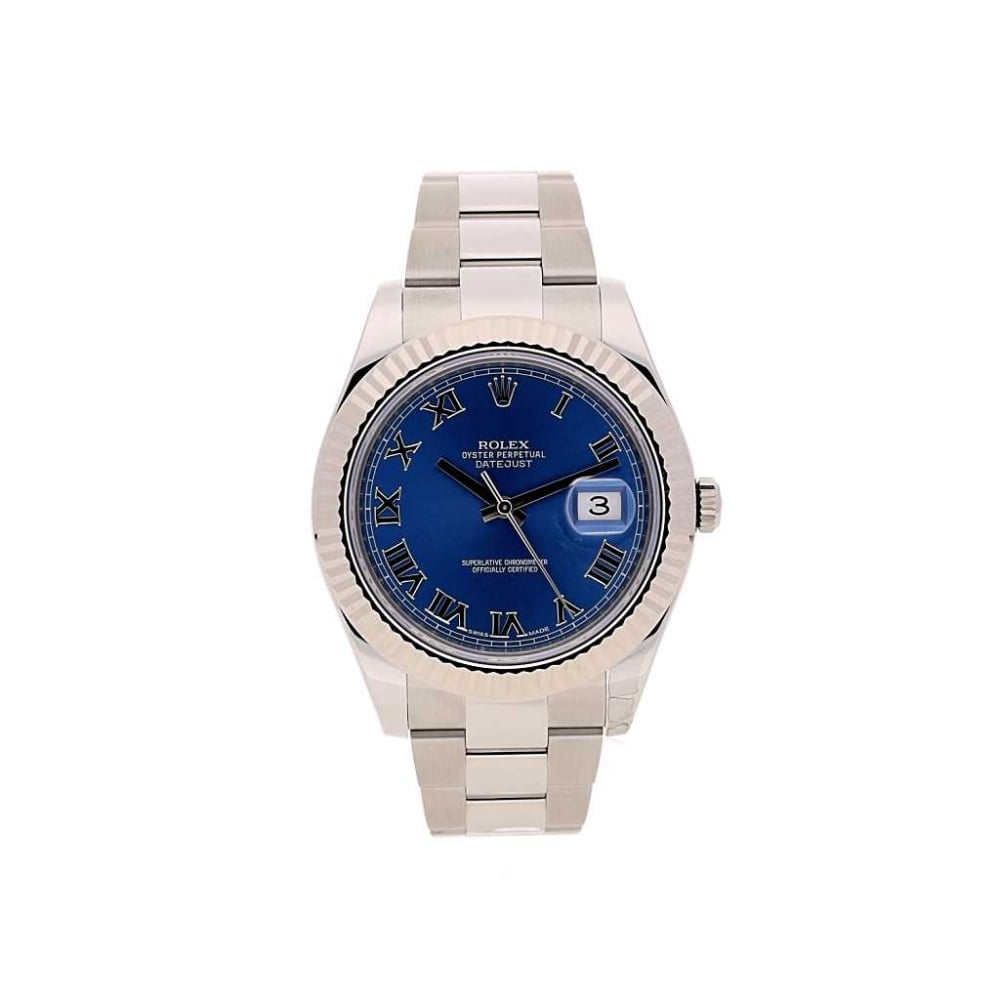 Datejust II 116334 - Gents Rolex - Blue Roman Dial - 2015