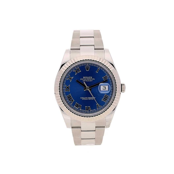 Datejust II 116334 - Gents Rolex - Blue Roman Dial - 2015