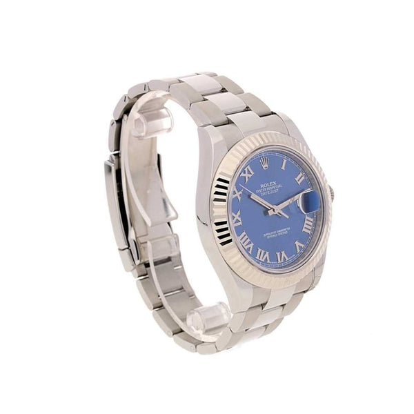 Datejust II 116334 - Gents Rolex - Blue Roman Dial - 2015