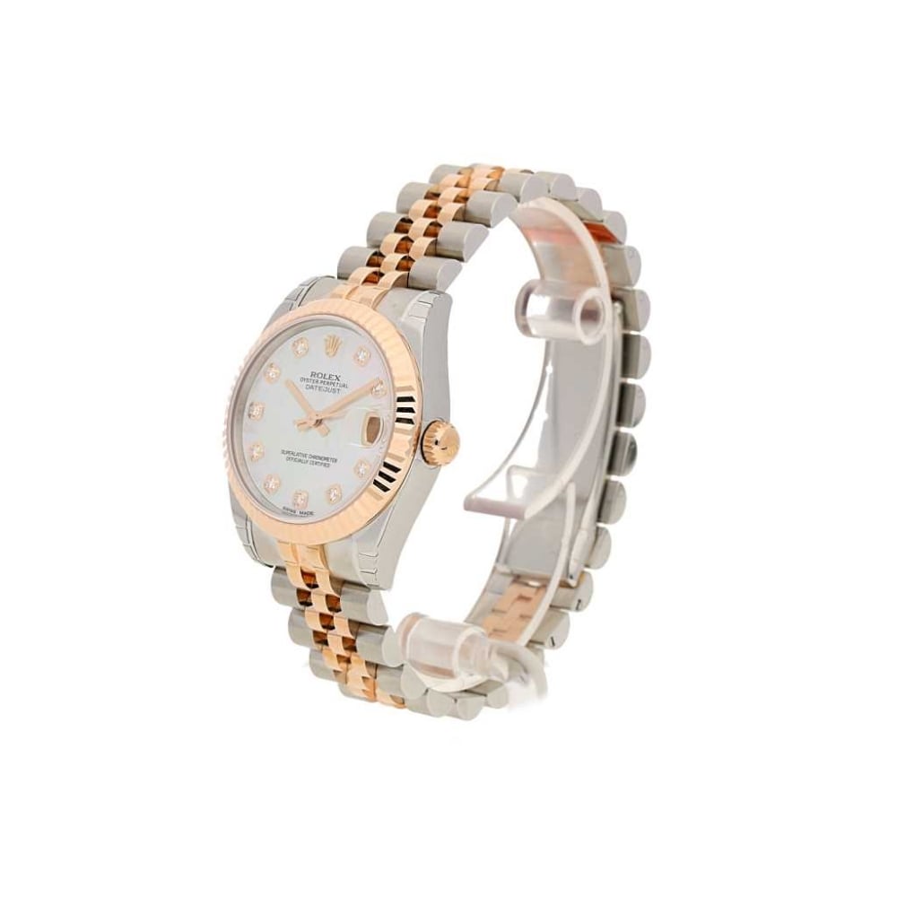 Datejust 178271 31mm Everose Rolesor - Diamond Dial 2015 Unworn
