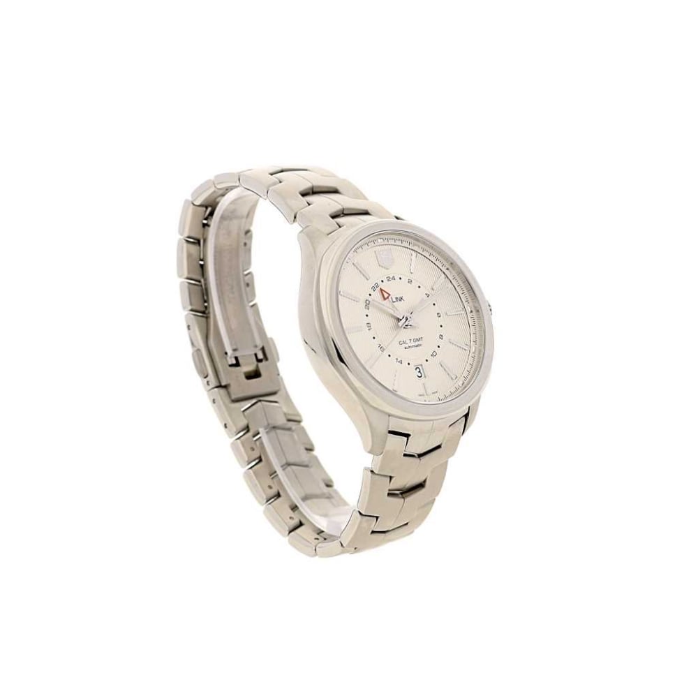 Link Calibre 7 GMT Automatic WAT201B  - Silver Dial - 2016