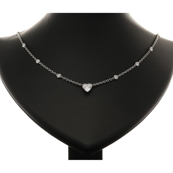Diamond Heart Cartier Necklace 18ct White Gold