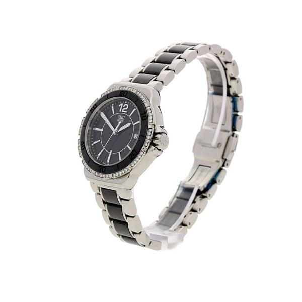Formula 1 WAH1212 - Black Ceramic with Diamonds - Ex Display