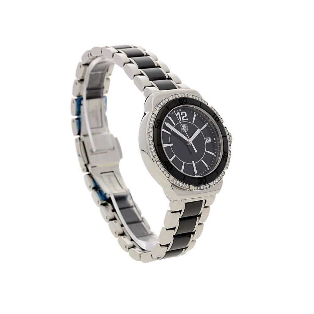 Formula 1 WAH1212 - Black Ceramic with Diamonds - Ex Display