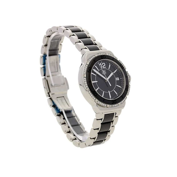 Formula 1 WAH1212 - Black Ceramic with Diamonds - Ex Display