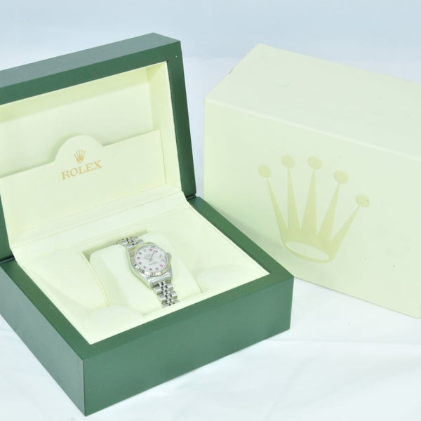 Datejust 79174NGR, Ladies Watch, Silver Ruby Dial, 2004