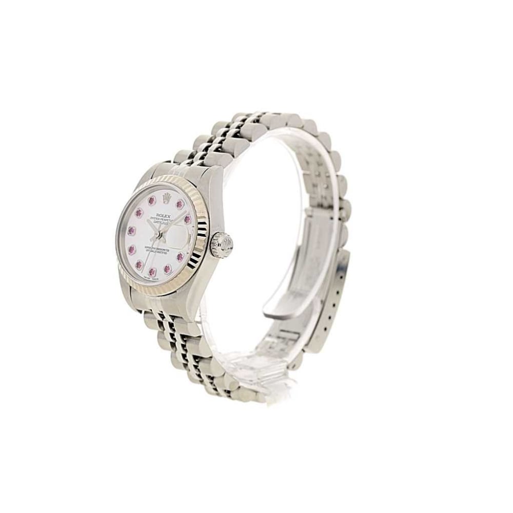 Datejust 79174NGR, Ladies Watch, Silver Ruby Dial, 2004