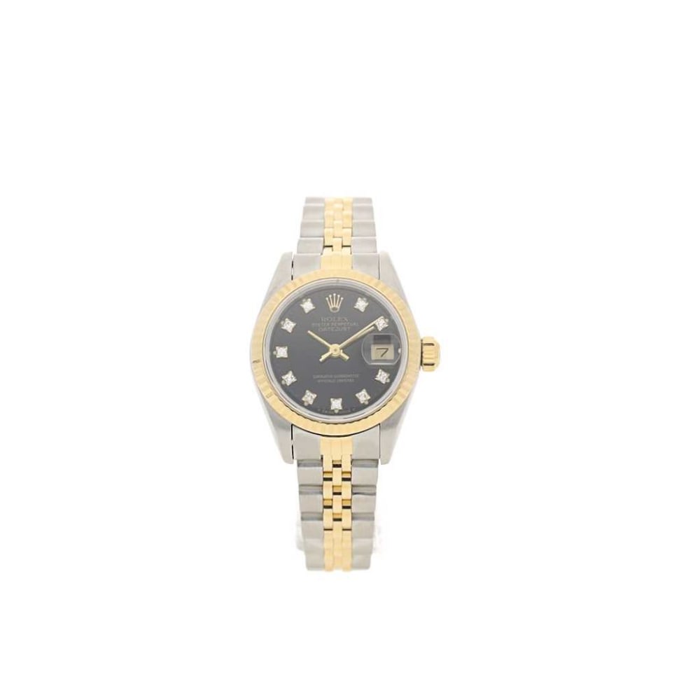 Datejust 69173 - Ladies Watch - Black Diamond Dial - 1989