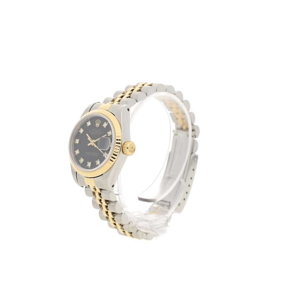 Datejust 69173 - Ladies Watch - Black Diamond Dial - 1989