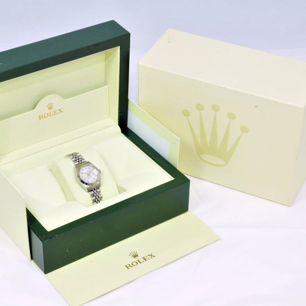 Rolex Datejust 79174 - Silver Diamond Dial - 1998