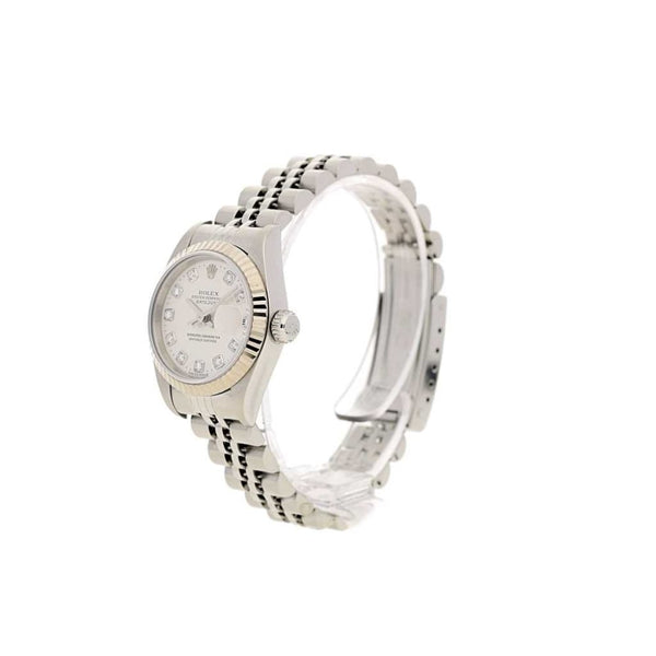 Rolex Datejust 79174 - Silver Diamond Dial - 1998