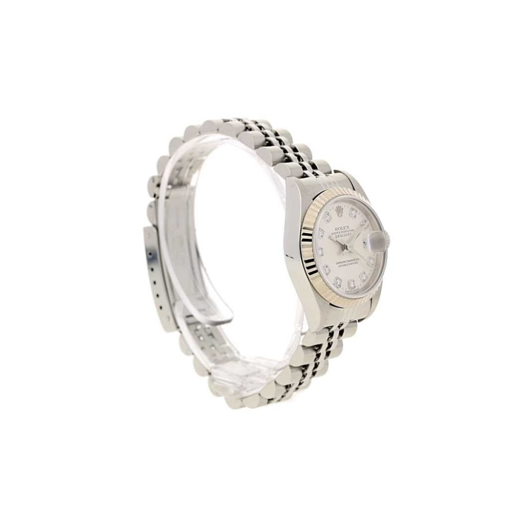 Rolex Datejust 79174 - Silver Diamond Dial - 1998
