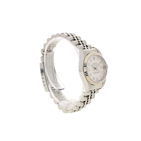 Rolex Datejust 79174 - Silver Diamond Dial - 1998