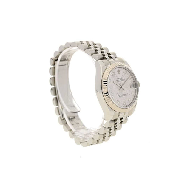 Ladies Rolex Datejust - Silver Meteorite Diamond Dial - 178274