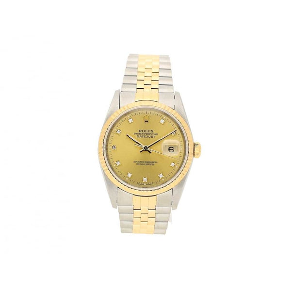 Datejust 16233 -  Champagne Diamond Dot Dial - 1992