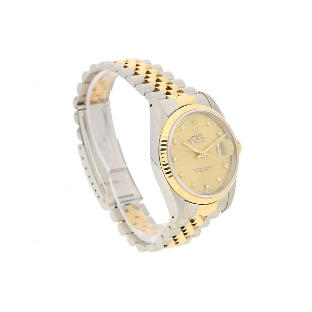 Datejust 16233 -  Champagne Diamond Dot Dial - 1992