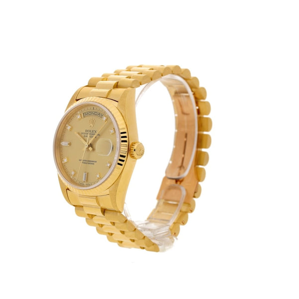 Day Date 18238 - 18ct Gold - Diamond Dial - 1990