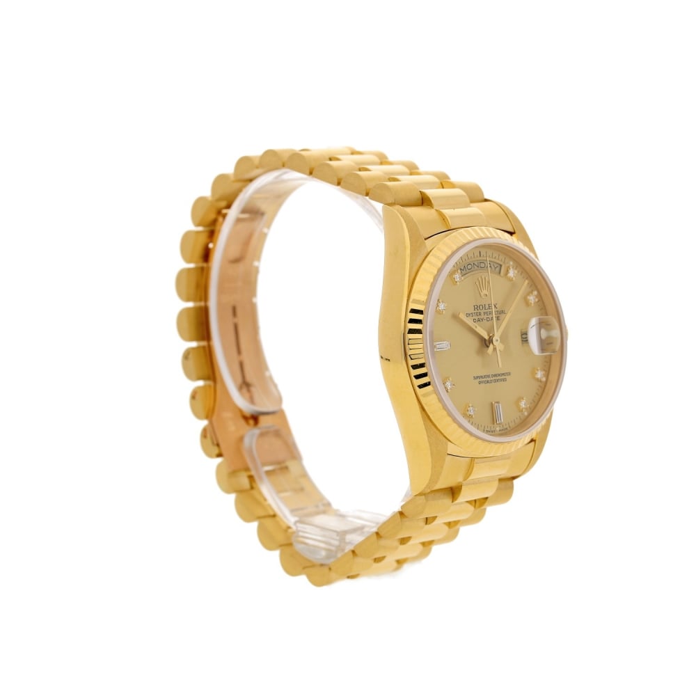 Day Date 18238 - 18ct Gold - Diamond Dial - 1990