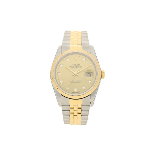 Datejust 16233 - Mens Watch - 1997 - Champagne Diamond Dial