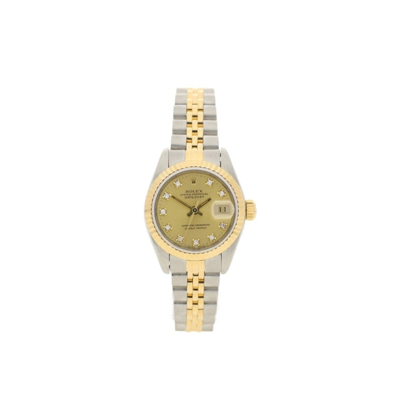 Datejust 69173 - Ladies Watch - Champagne Diamond Dial - 1994