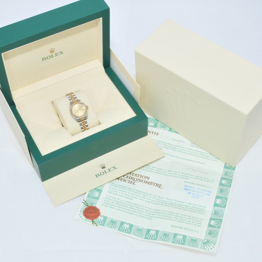 Datejust 69173 - Ladies Watch - Champagne Diamond Dial - 1994