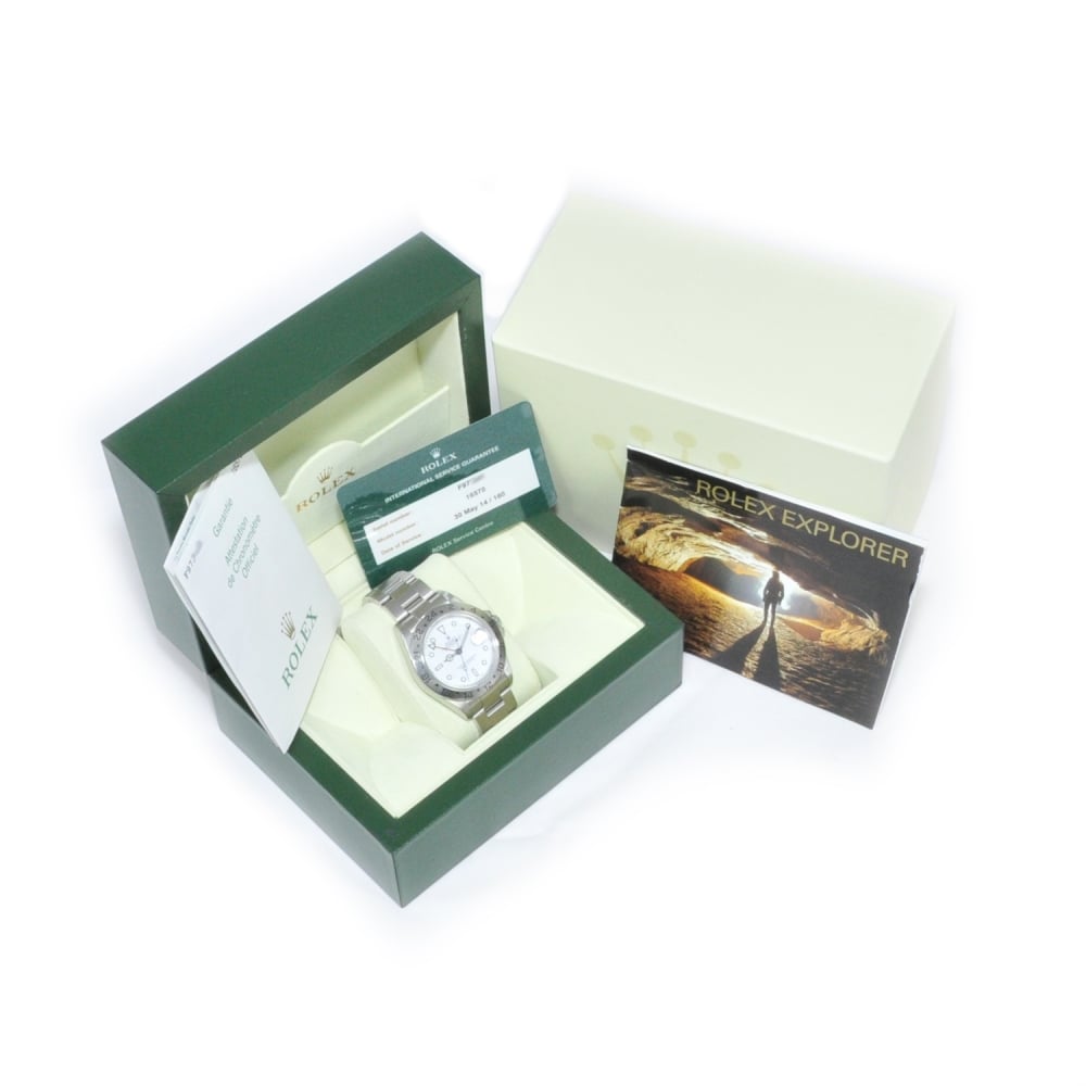 Explorer 2 16570 - Pre Owned -  White Dial - 2005