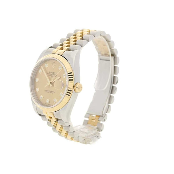 Datejust 116233 - Champagne Diamond Dial Watch - 2009