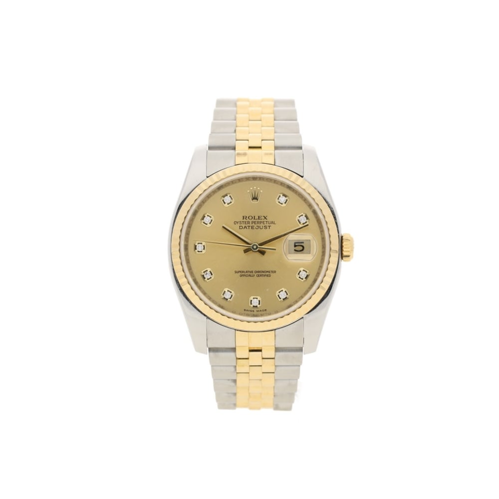 Datejust 116233 - Secondhand Gents Watch - 2012 - Diamond Dial