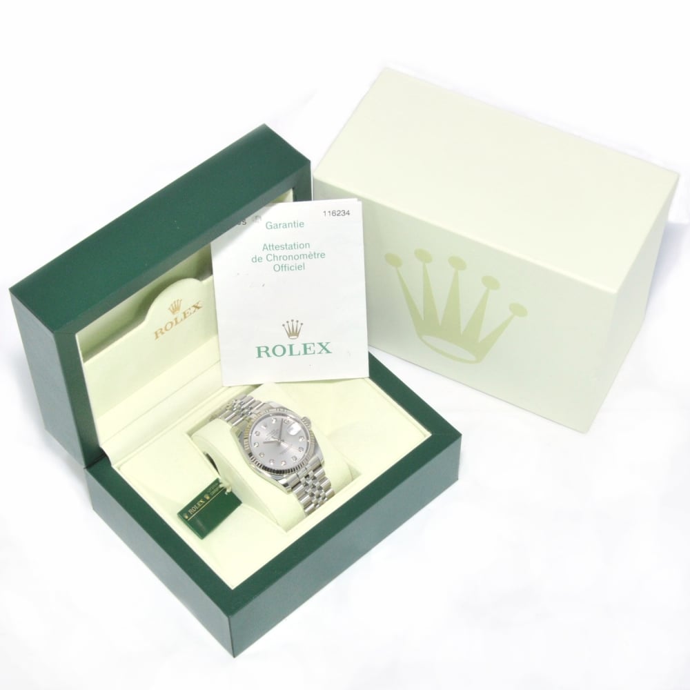 Datejust 116234 - Silver Diamond Dial - 2006