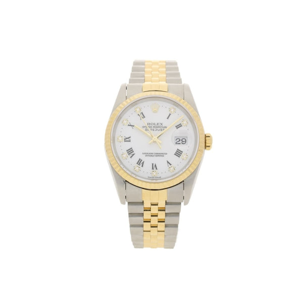 Datejust 16233 - White Diamond Dial -  Mens Watch - 1997