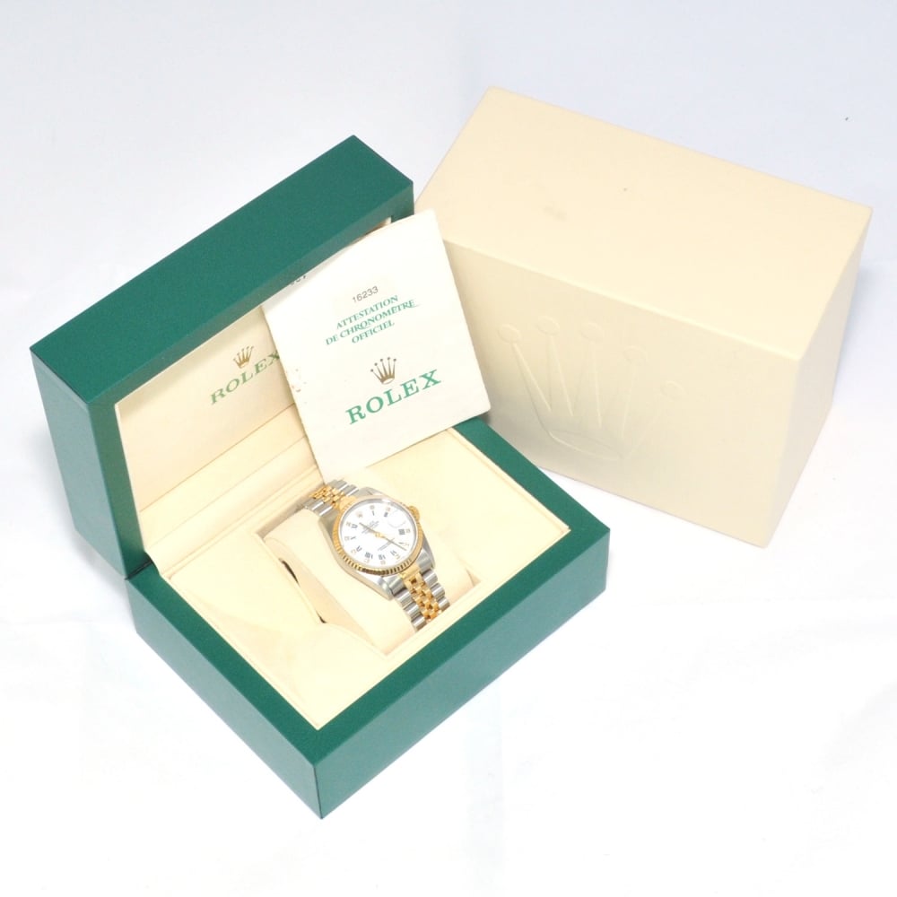 Datejust 16233 - White Diamond Dial -  Mens Watch - 1997