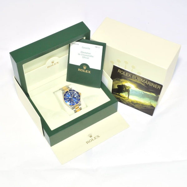 Submariner 16613 - Secondhand  Gents Watch - Blue Dial - 2006