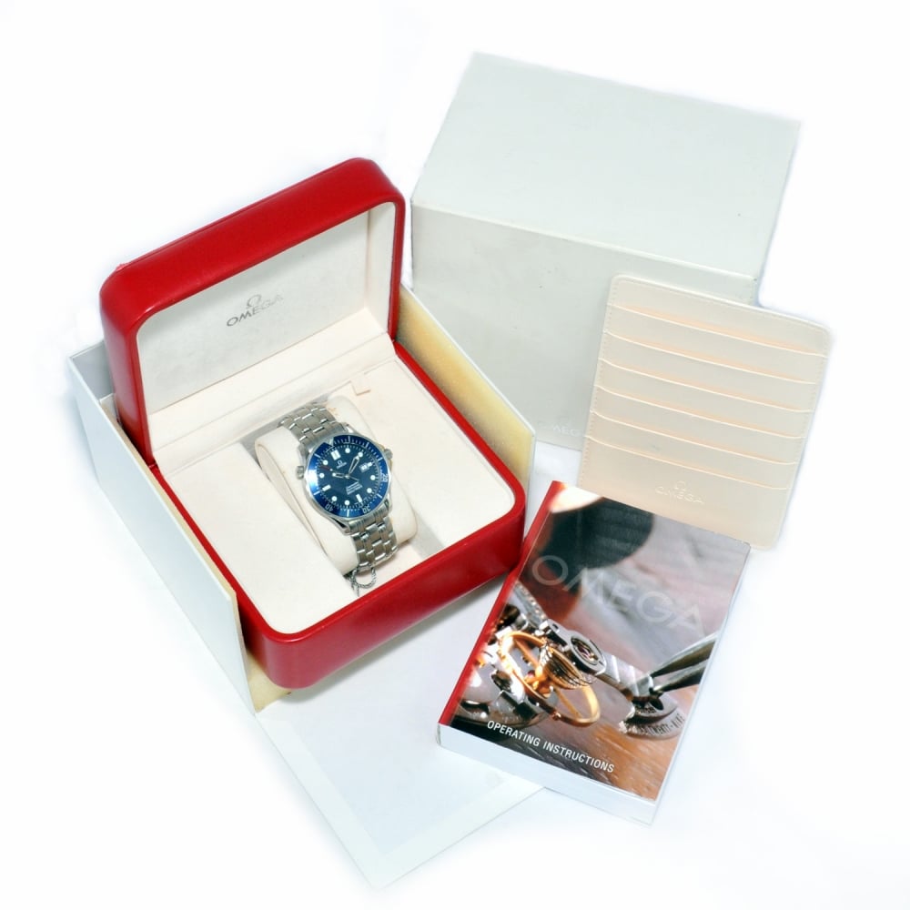 Seamaster Quartz Watch - Blue Dial - Second Hand