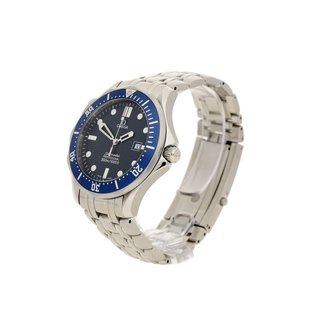 Seamaster Quartz Watch - Blue Dial - Second Hand