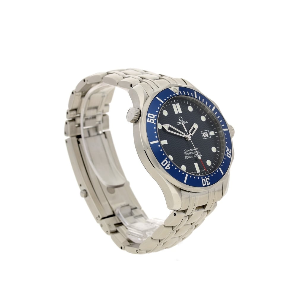 Seamaster Quartz Watch - Blue Dial - Second Hand