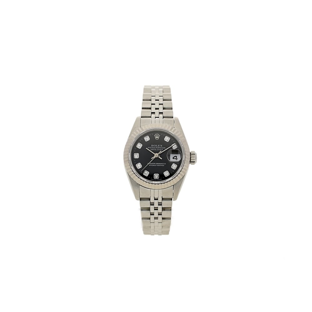 Datejust 79174 - Ladies Watch - Black Diamond Dot Dial - 2000