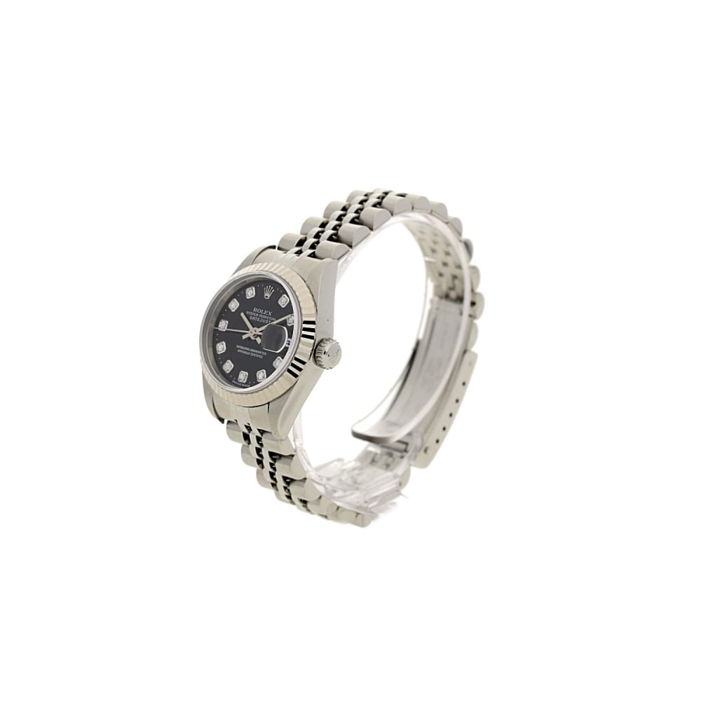 Datejust 79174 - Ladies Watch - Black Diamond Dot Dial - 2000