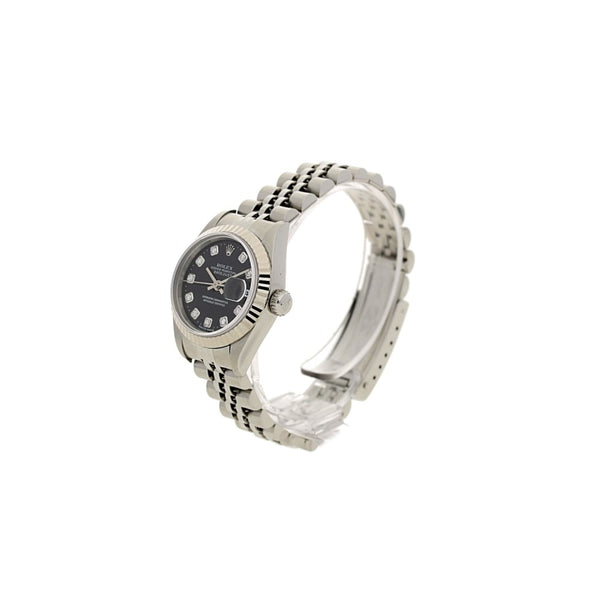 Datejust 79174 - Ladies Watch - Black Diamond Dot Dial - 2000