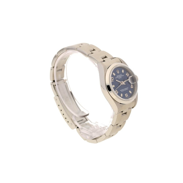 Oyster Date 69160 - Ladies Watch - Blue Dial - 1999
