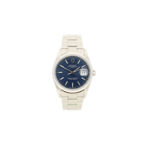 Oyster Date 15200 - Gents Watch - Blue Dial - 2002