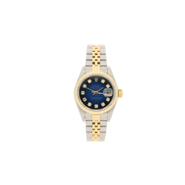 Datejust 69173 - Ladies Watch - Blue Diamond Dial - 1994