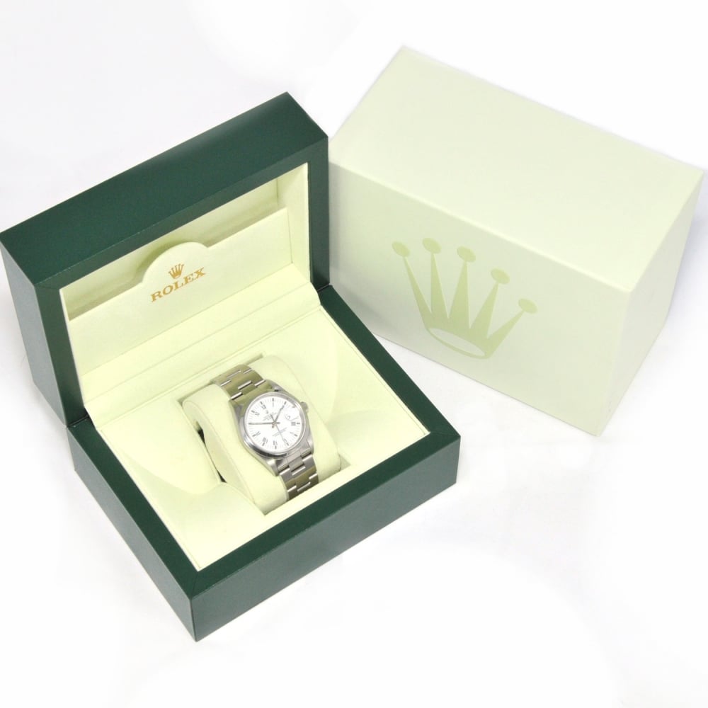 Oyster Perpetual Date 15200 - Gents Watch - White Dial - 2002