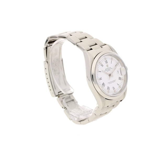Oyster Perpetual Date 15200 - Gents Watch - White Dial - 2002