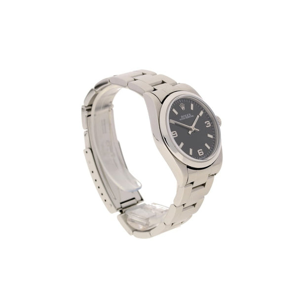 Oyster Perpetual Watch 77080 - Black Dial - 2005