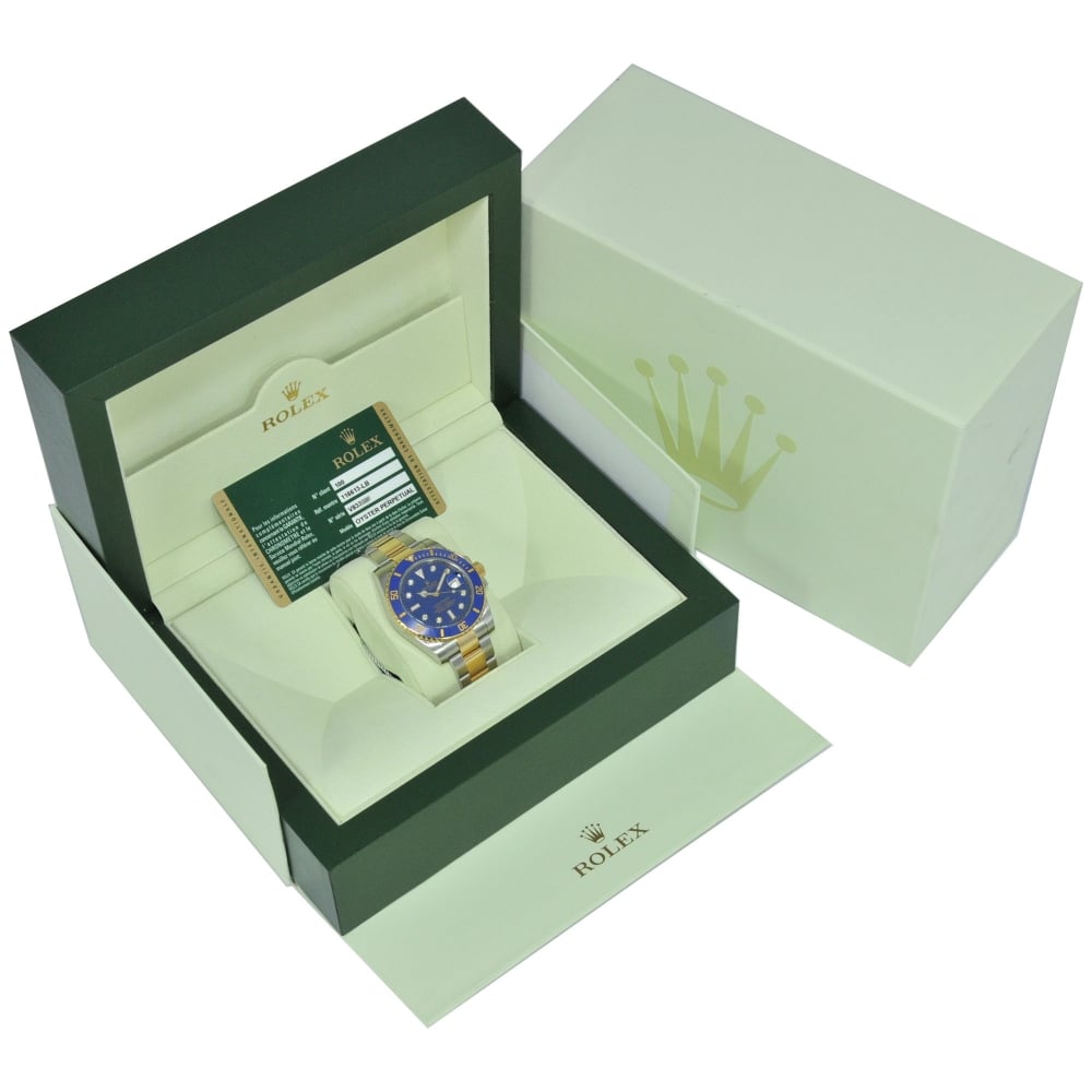 Submariner 116613LB - Gents Watch - Blue Diamond Dial - 2010