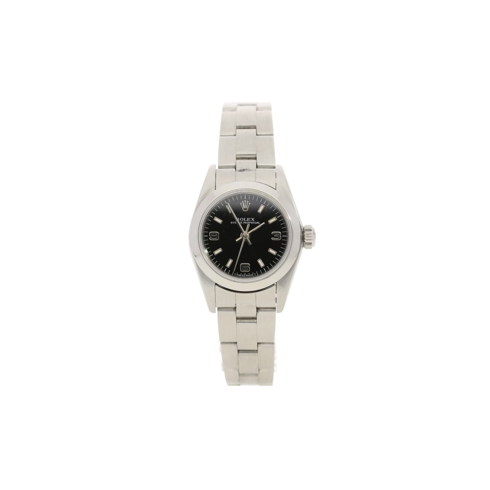 Oyster Perpetual 67810 - Ladies Watch - Black Dial - 1995