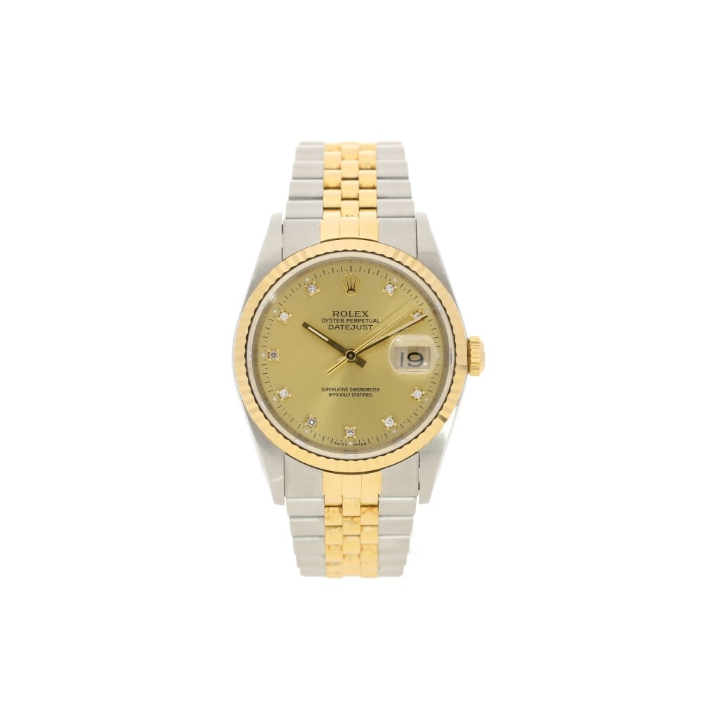 Datejust 16233 - Champagne Diamond Dial - 1991