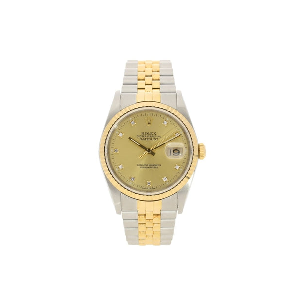 Datejust 16233 - Champagne Diamond Dial - 1991