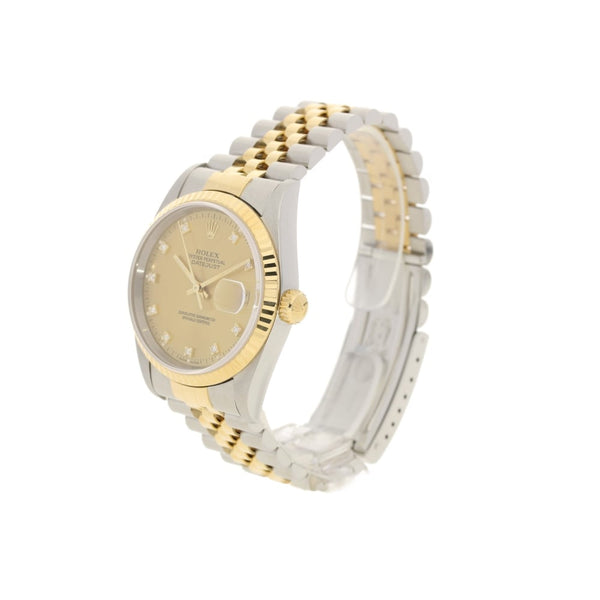 Datejust 16233 - Steel & Gold - Diamond Dial - 1995
