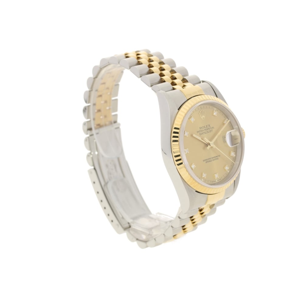 Datejust 16233 - Steel & Gold - Diamond Dial - 1995